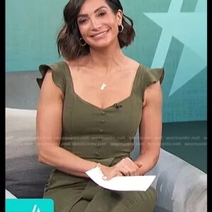 Heartloom Arwen Jumpsuit in Olive - Size Large - Perfect for St. Patrick's Day